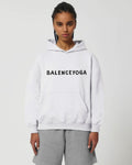 B-YOGA White Hoodie