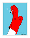 M-GIELA SMOKING SHOE - Art Print